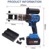 21V Rechargeable Portable Electric Hydraulic Crimping Pliers Crimping Pliers Copper/aluminum Cable Crimping Tool