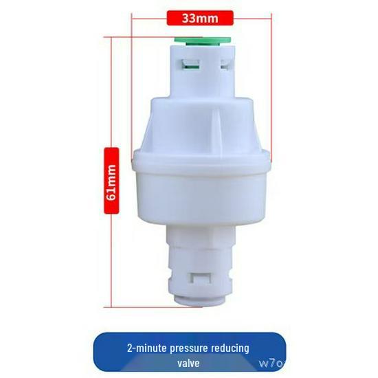 Water Purifier Pressure Reducing Valve, Quick Connect, POM Material, High Pressure Resistance, Stable 2-point Connection