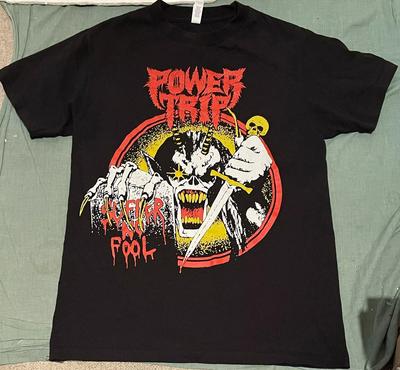 T-shirt Power Trip Band SUFFER NO FOOL Tour Toutes Tailles S-5XL T-shirt Unisexe