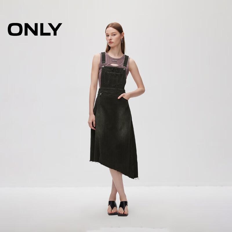 

ONLY Women s Mid-Length Denim Pinafore Dress XL