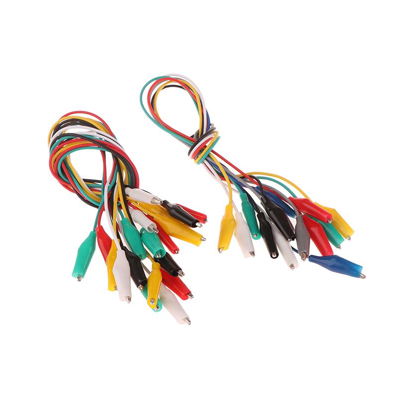 7/10 Pcs DIY Alligator Clips Electrical Test Jumper Wire Roach Clip Test Leads 5 Colors Alligator Double-ended Crocodile Clips