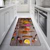 Kitchen Long Carpet, Water And Oil Absorbent, Washable For Restaurant Closet Dressing Room Anti-Slip Floor Mat Home Decor