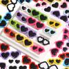 10pcs/bag Acrylic Heart-Shaped Glasses DIY Crafts To Make Jewelry Accessories