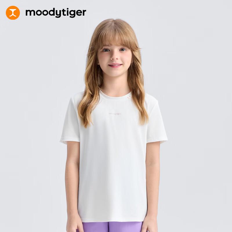 Moodytiger Girls  Breathable Short Sleeve T-Shirt 130