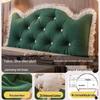 Princess Crown Removable & Washable Headboard Cushion – Large, Soft Upholstered Lumbar Pillow for Bedside & Tatami