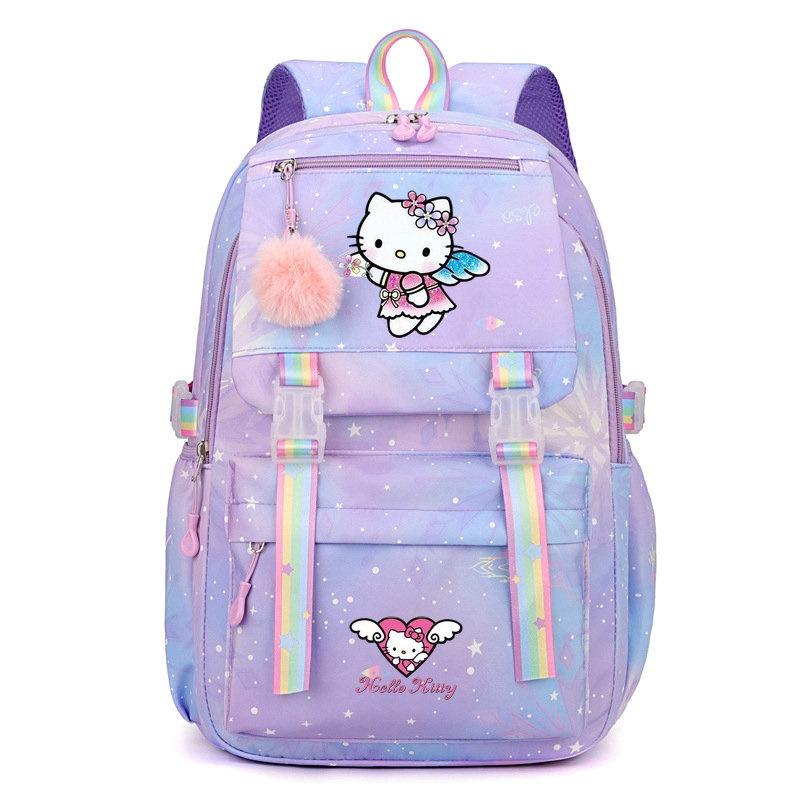 Cartoon Cute Schoolbag, Elementary School Student'S Burden-Reducing Backpack, Girls' Campus Sweet, Fresh, And Casual Backpack