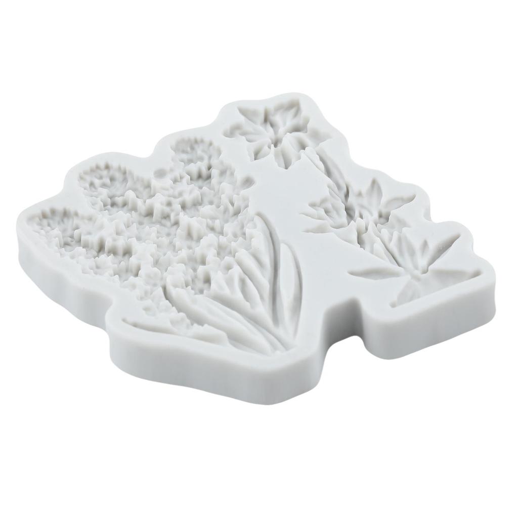 Flower Silicone Mold Flower Wreath Mushroom Peony Flower Fondant Molds Cake Decorating Tools Cupcake Topper Candy Resin Clay Chocolate Gumpaste Mold