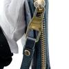 LOUIS VUITTON M80958 Monogram Ann Platt leather Zippy Vertical Purse Navy leather Used