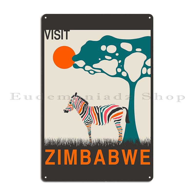 

Zimbabwe V2 Metal Sign Funny Printing Mural Wall Decor Bar Tin Sign Poster 20x30cm