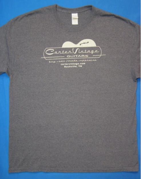 SALE Carter Vintage Guitars Nashville TN Honor Thy Guitar Gray Shirt Unisex T-Shirt S