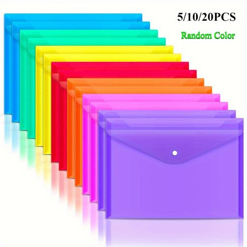 5/10/20 A4 Letter Sized PVC File Bags