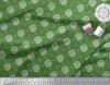 Soimoi Green Japan Crepe Satin Fabric Spiral & Geometric Decor Fabric Printed Metre 42 Inch