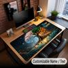 Tree of Life Theme Custom Mouse Pad Personalized With Name Text Customized Desk Mat For Office Home Decor