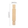 Handmade Wooden Rolling Pin For Dough And Clay Projects With Smooth Edges 3Pcs