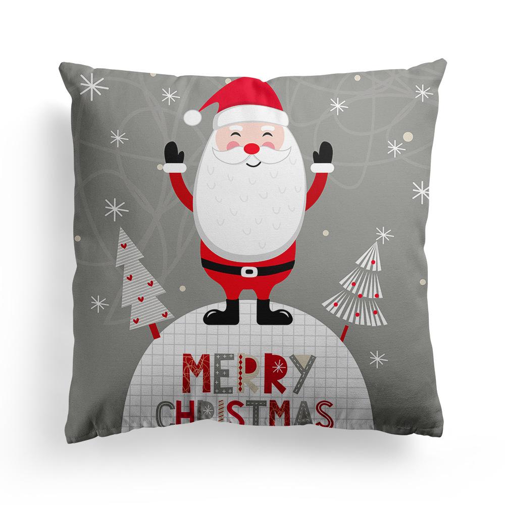 New Christmas Pillowcase Christmas Tree Holiday Sofa Pillow Cushion Cover