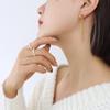 18K Gold-Plated Tassel & Bead Chain Earrings - Autumn & Winter European/American Style