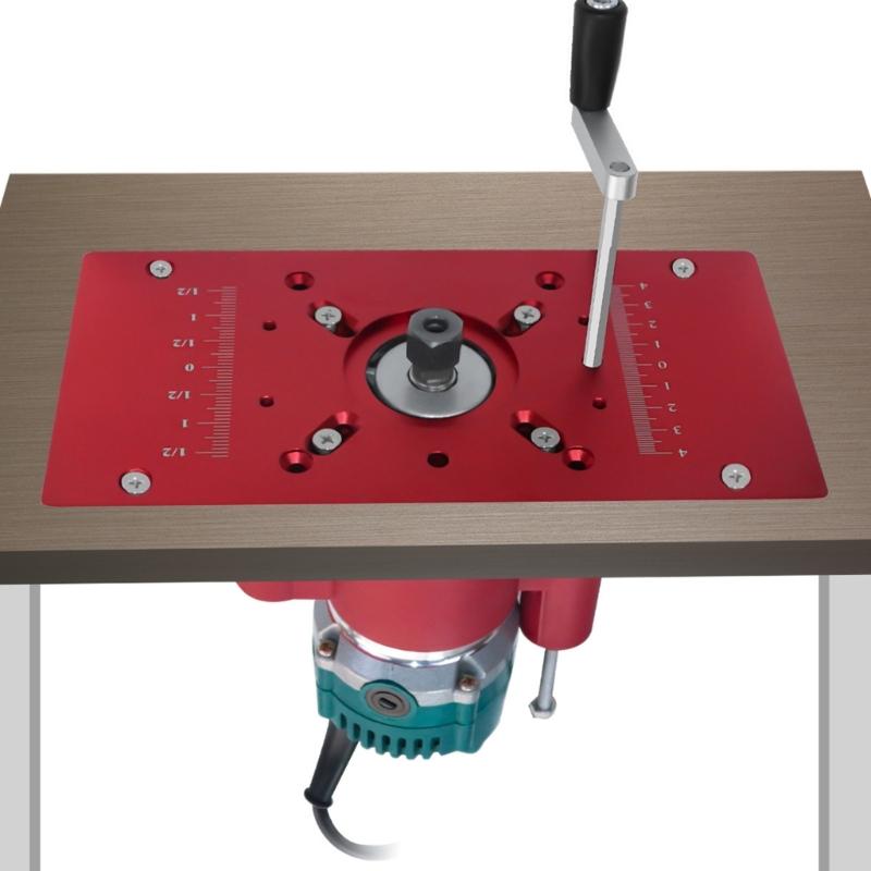 Woodworking Base Router Lift Kit for Secure Clamping No Shaking During Operation Improve Your Woodworking Experience