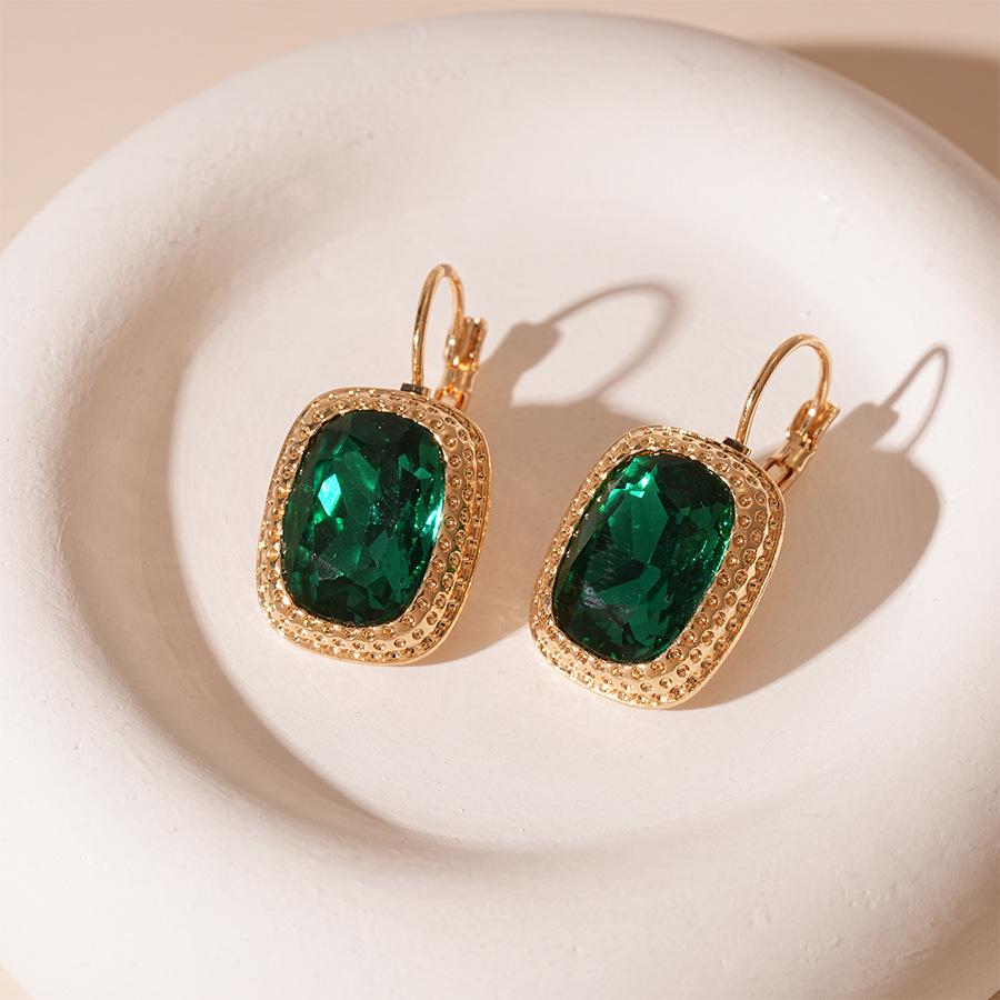 

Ретро Геометрические Хрустальные Серьги-Каффы – Современная Европейская и Американская Мода, Дизайн Высокого Класса для Женщин