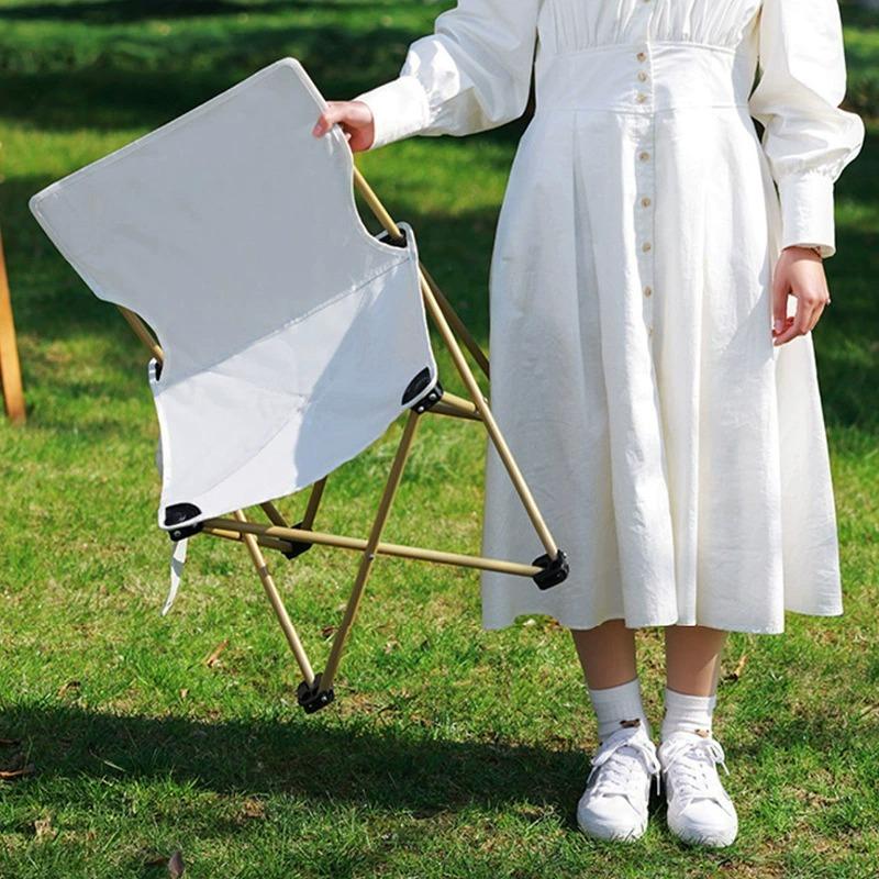 Silla plegable de camping portátil para picnic al aire libre asiento ligero para senderismo playa