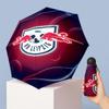 RB Leipzig Football Pattern Printed Mini 5 Folds 8 Ribs Compact Umbrella Windproof Waterproof Lightweight Portable Folding