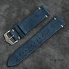 Op Voorraad Bruin Grijs Vintage Suede Koeienhuid Horlogeband met Gesp