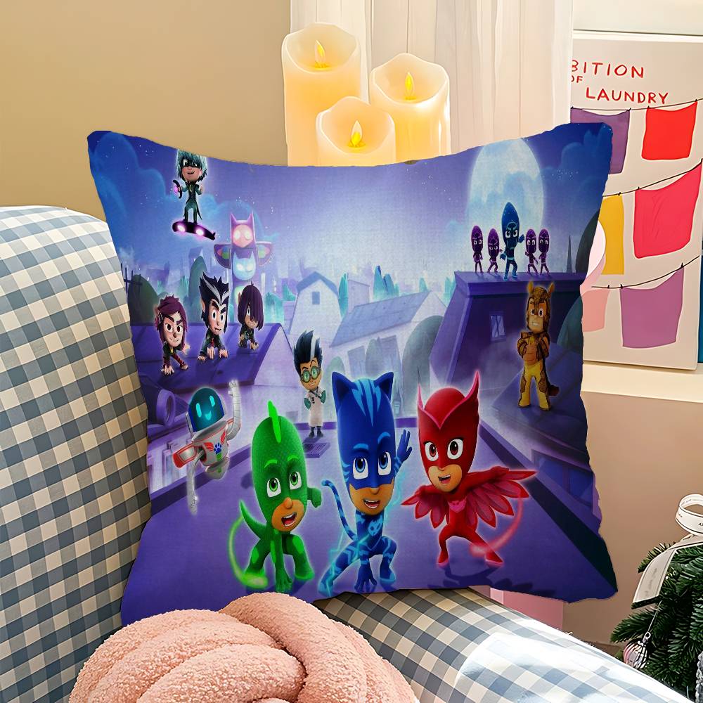 Cartoon PJ Anime Masks Pillow Gift Home Office Decoration Bedroom Sofa Car Cushion Cover case x