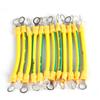 ZR Ground Wire Yellow And Green 2.5/4/6mm² Copper Tinned Bare High Flexibility Earth Electric Flat Lead Wires 10PCS 100-300mm