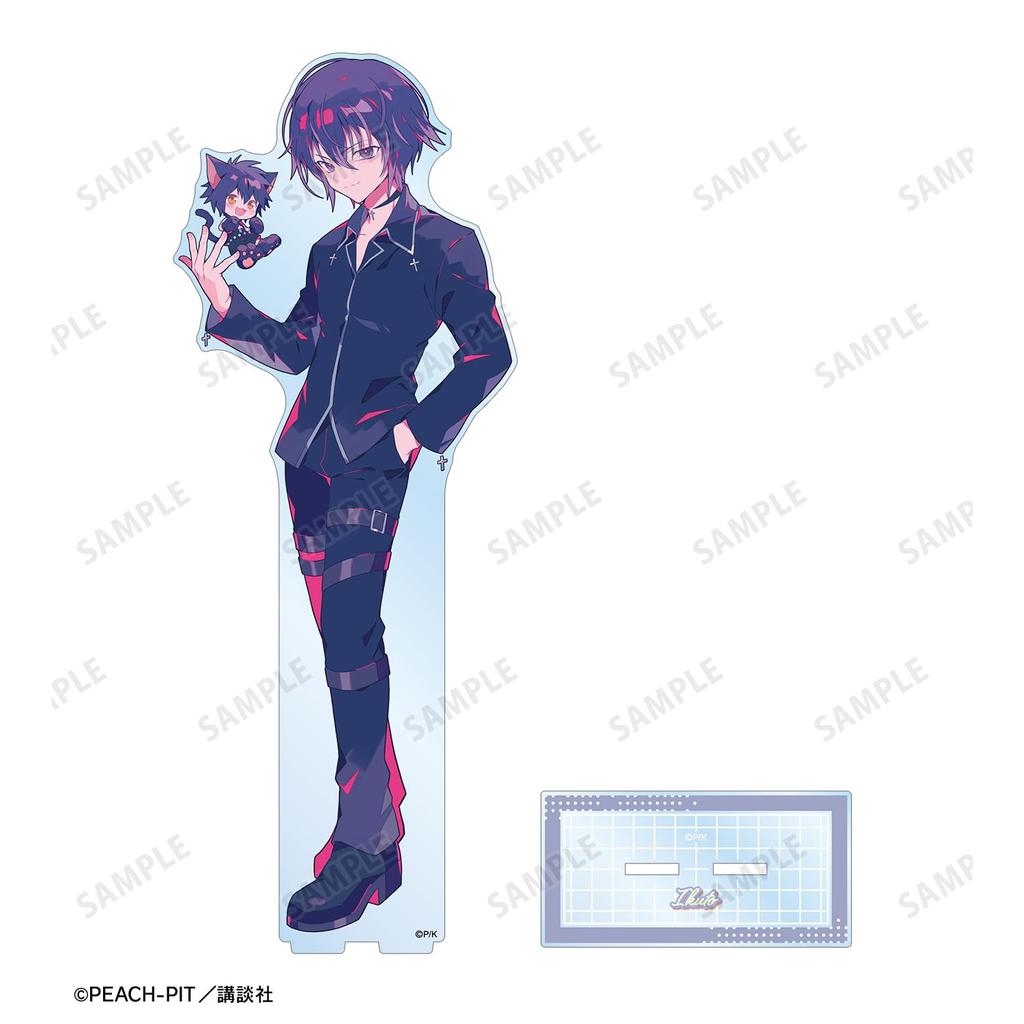 Shugo Chara Yumenouchi Illustration Tsukuyomi Ikuto Uniform Ver. Extra Large Acrylic Stand