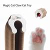 Magic Cat Scratching Board Toy (with Ball) Cat Climbing Frame Scratching Angle Toy  Cat Circular Wave Pattern Scratching Toy