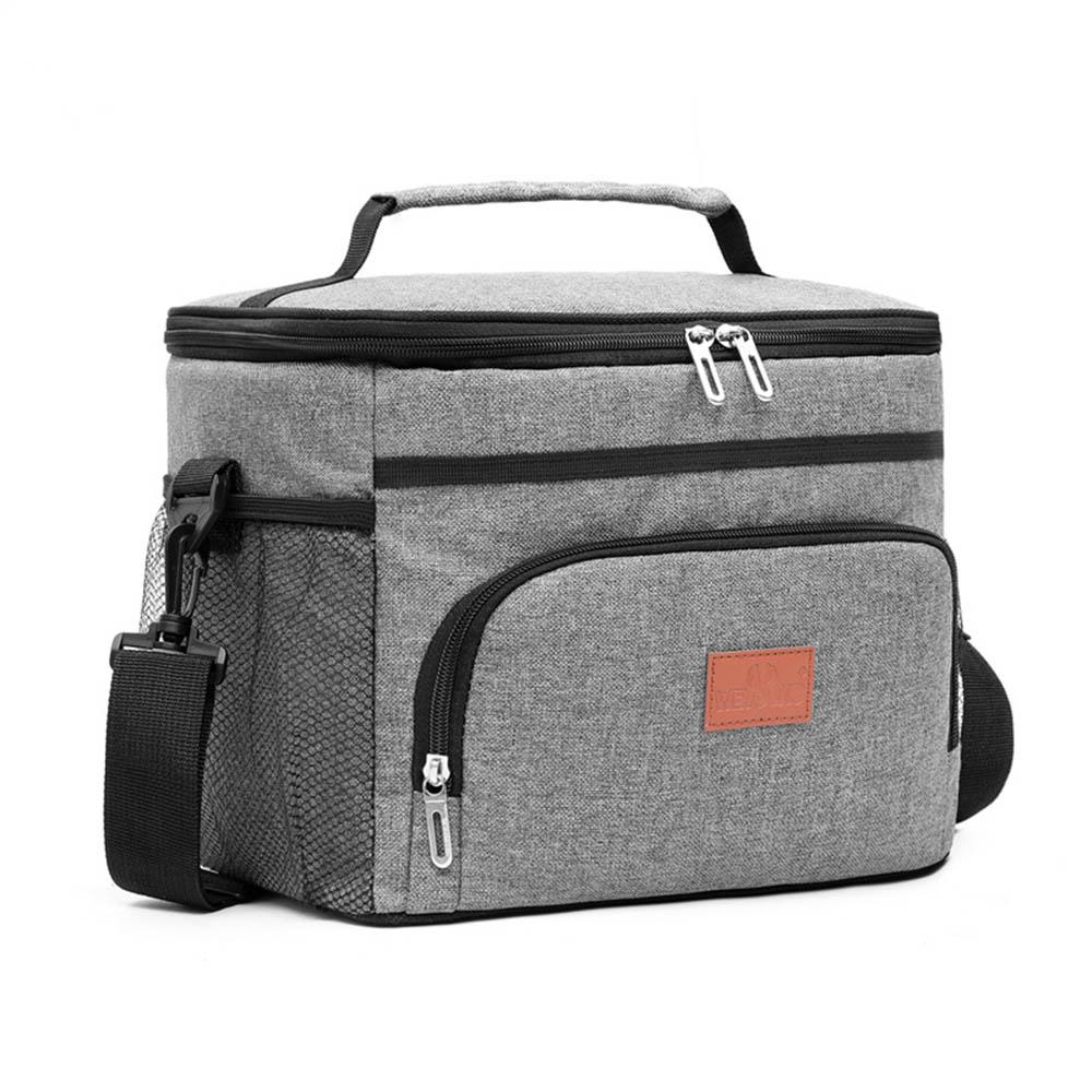 15L Picnic Bag Lunch Box For Men Women Portable Soft Lunchbox Leakproof With Adjustable Shoulder Strap For Work Picnic Travel