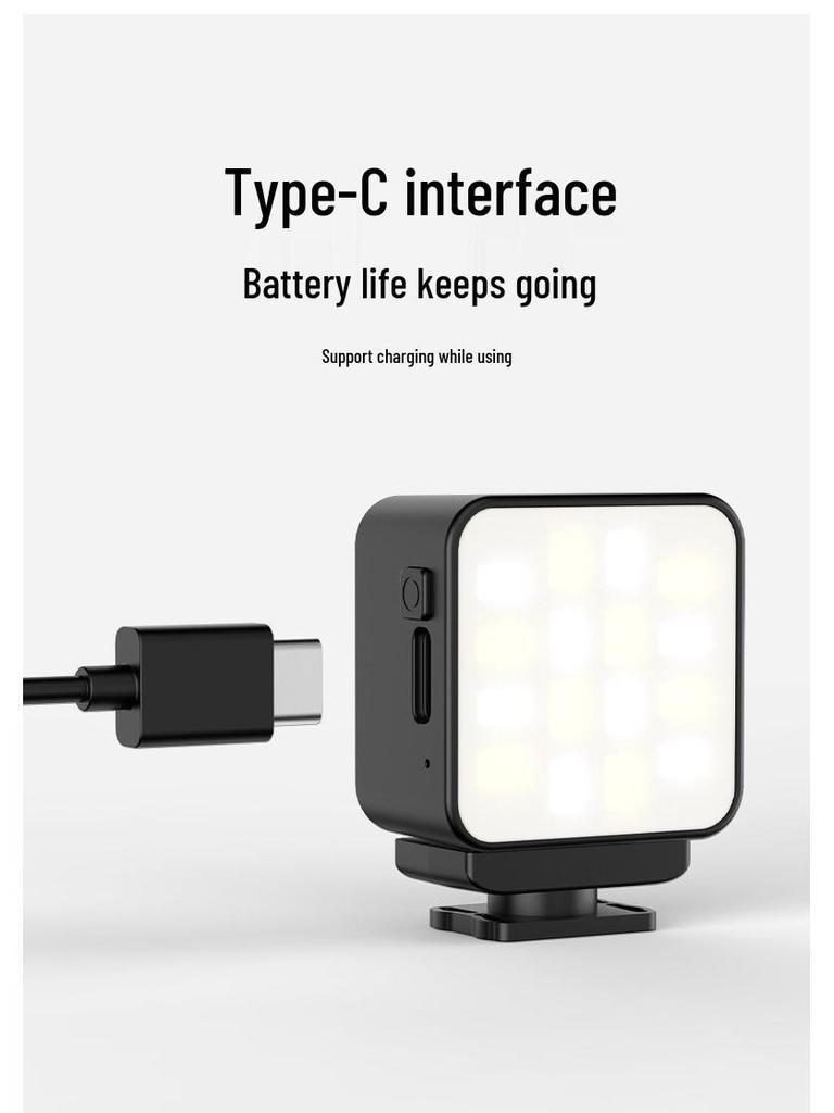 Magnetic Dimmable Beauty Fill Light for OSMO Pocket3 & Action5Pro Cameras