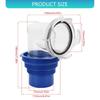 Transparent Motorhome Waste Water Adapter 90 Degree Rotation Design Anti Backflow For Camping Vehicle Drain Management