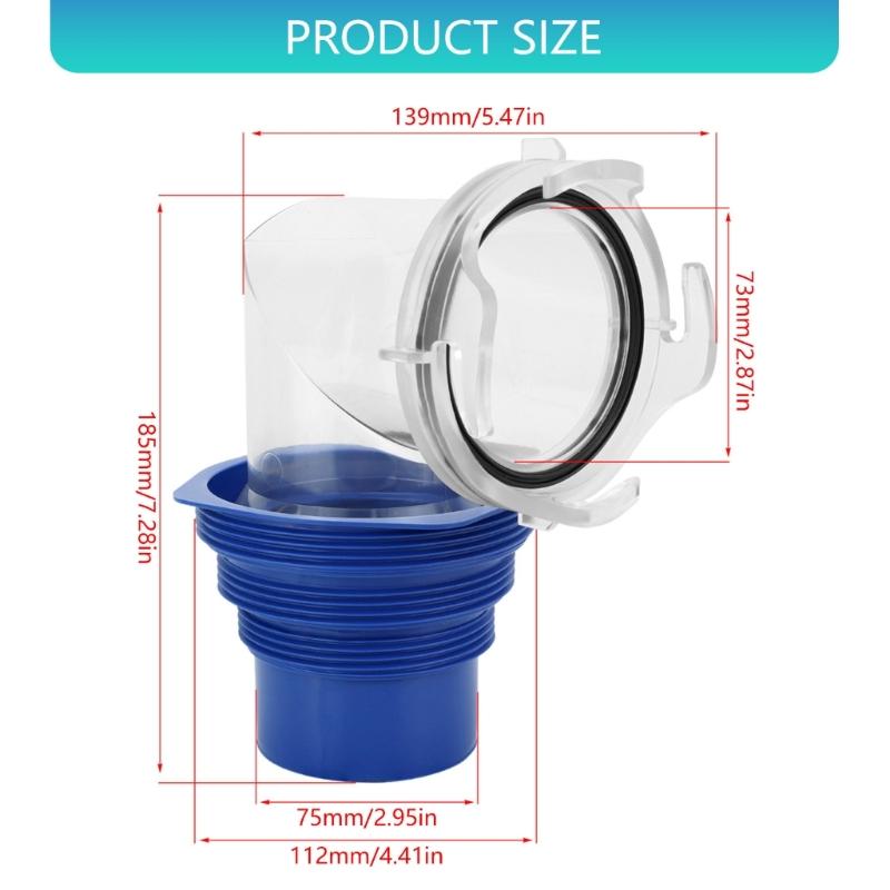 Transparent Motorhome Waste Water Adapter 90 Degree Rotation Design Anti Backflow For Camping Vehicle Drain Management