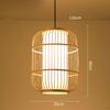 Chinese Style Bamboo Chandelier E27 Decorative Novelty Weave Lighting Fixture Droplight for Aisle