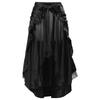 Plus Size Retro Gothic Crop Top Skirt For Women - Dance Skirt - Stylish Half Skirt