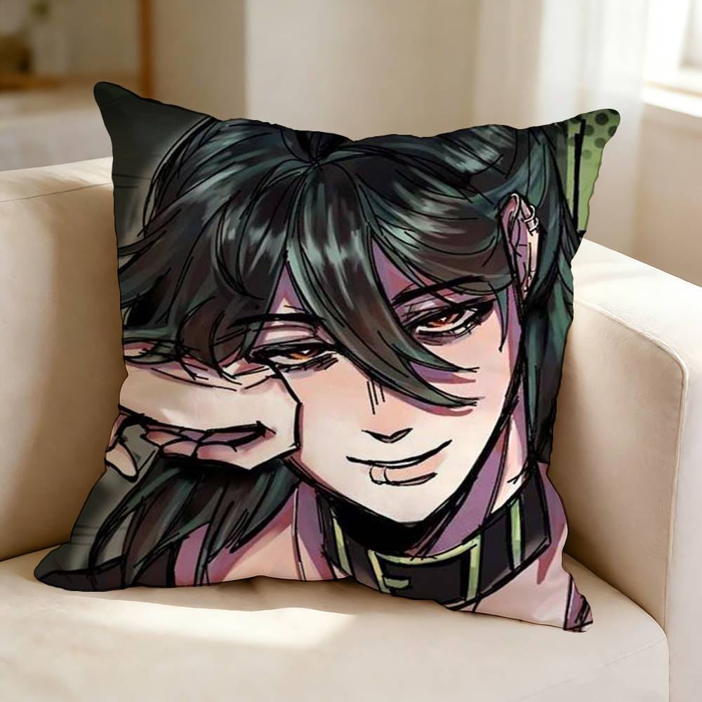 SSolivan TThe Kid at the BBack  Square DoubleSided printed Pillow Case Bedroom Bedside Pillow Sofa Cushion Cover