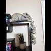 3pcs/set Cute Elephant Figurines Elephant Holding Baby Elephant Resin Crafts Home Furnishing Gift