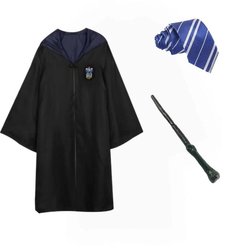 Harry Potter Cosplay Kostüm Magier Robe Kleidung Zubehör Erwachsene Kinder Schuluniform Halloween Umhang