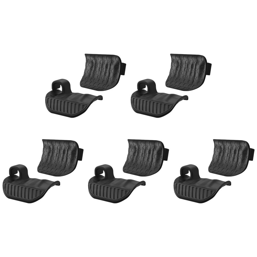 2Pcs Weight Lifting Gloves Silicone Gyms Grip Pads Ergonomic Fingerless Workout Grips Lightweight for Weightlifting Dumbbell