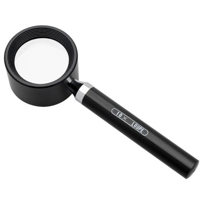 Magnifying Glass 10x 25mm Lens Made In for and Gemstone Day Respect for the Aged Day Gift MIZAR-TEC Glass, 2-Piece Lens, Magnification, Diameter,