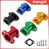 OPGT Motorcycle Carburetor Interface for Mikuni VM22 PZ19 PZ26 Carb Accessories CNC Intake Pipe Manifold Dirt Pit Bike Adapter