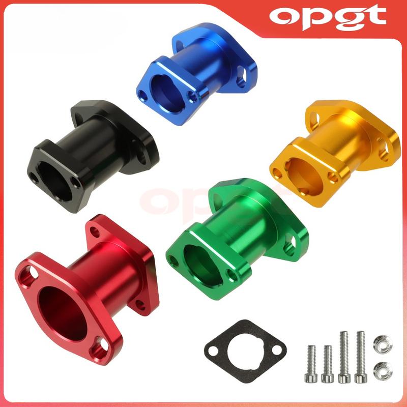 OPGT Motorcycle Carburetor Interface for Mikuni VM22 PZ19 PZ26 Carb Accessories CNC Intake Pipe Manifold Dirt Pit Bike Adapter