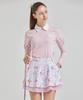 CHUCUCHU Petal Puff Collar T-Shirt ( Pink) Cbfss-Ts001W