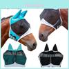 High Elastic Satin Horse Head Protective Cover With Eye Protection And Mosquito Repellent Design