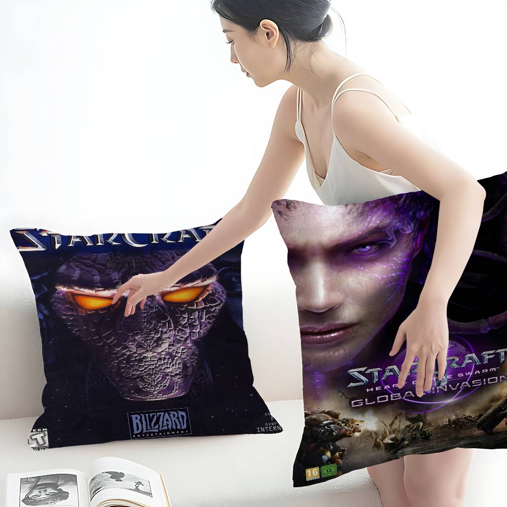 S-Starcraft 2 Pillowcases Home Bedding Decorative Pillow Cover Wedding Super Soft Pillow Case