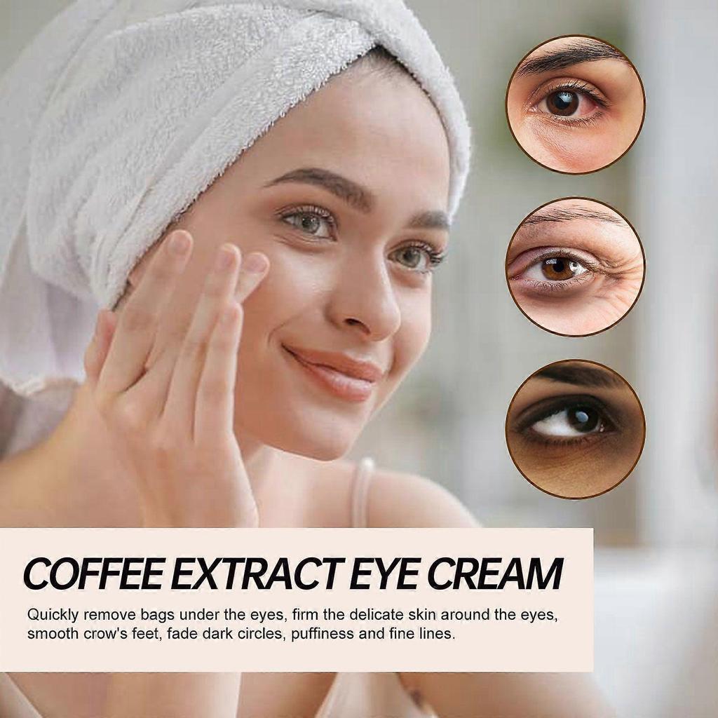 Limited time!!Jaysuing Coffee Firming Eye Cream - Reduces Fine Lines And Dark Circles, Firming And Moisturizing Eye Care Cream
