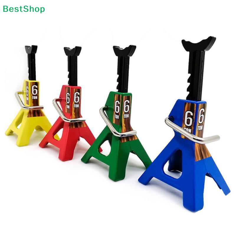 1/10 Scale RC Car Jack Stands – 6T & 3T Mini Metal Jack Stands for RC Crawler Truck Accessories