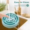 Pet Dog Slow Feeder Bowl Fun Non Slip Anti-Gulping Slower Food Feeding Dishes Eco Dog Bowl For Large Medium Small Dogs Puppy