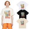 5015 Sommer Herren Damen ENGEL Mit Gottes Hilfe Print Boxy Oversized Baumwoll-T-Shirt 100% Baumwolle T-Shirt