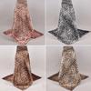 90*90Cm Hair Scarf Women Fashion Designer Beautiful Flowers Foulard Soft Satin Shawl Kerchief Square Silk Scarfs Neck Headscarf